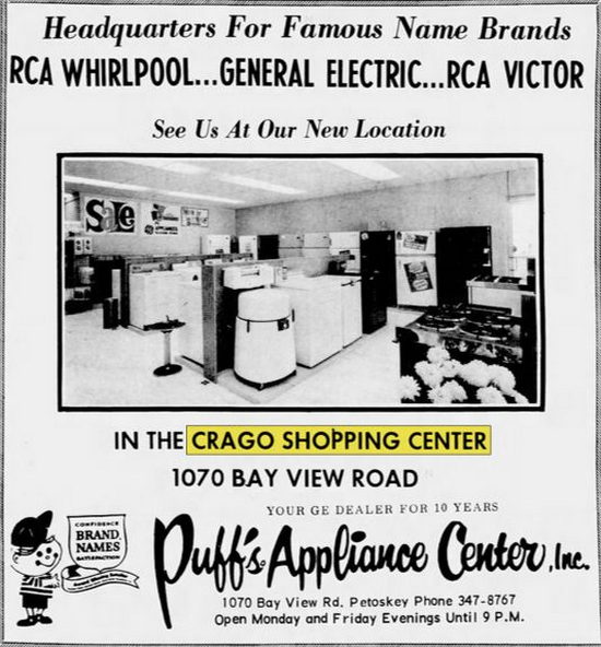 Cragos Shopping Center - Jul 1965 Ad